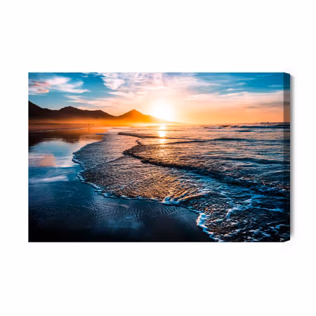 Canvastavla - Sunset and Sea