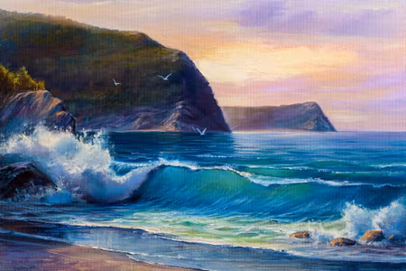 Canvastavla - The Sea in the Morning