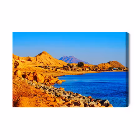 Canvastavla - Sea and Rocky Coast