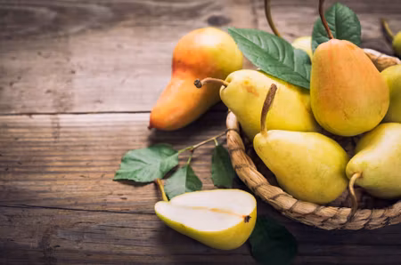 Canvastavla - Pears in the Basket