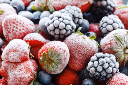 Canvastavla - Strawberries with Blackberries