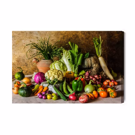Canvastavla - Classic Composition of Vegetables