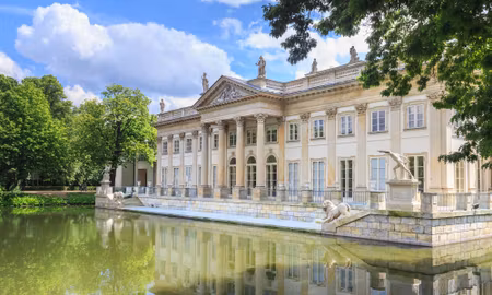 Canvastavla - Palace on the Water in Warsaw