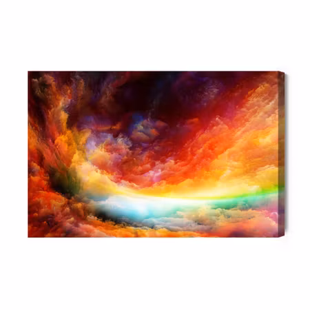Canvastavla - The Abstract Colors of the Sky