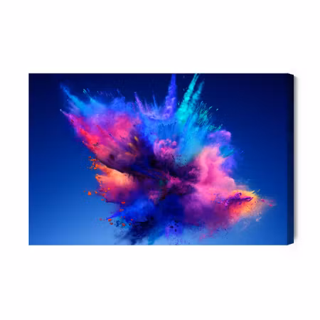 Canvastavla - An Abstract Explosion of Colors