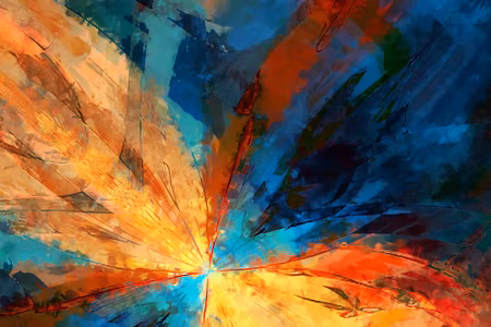 Canvastavla - Abstract Color Variation