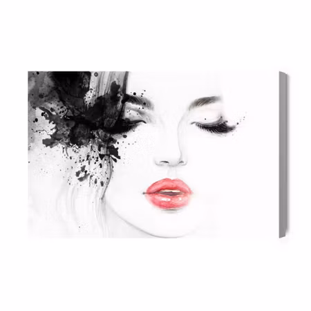 Canvastavla - Female Abstract Face