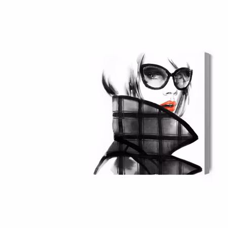 Canvastavla - Stylish Female Portrait