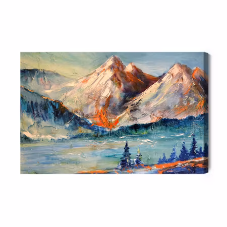Canvastavla - An Abstract Painting of the