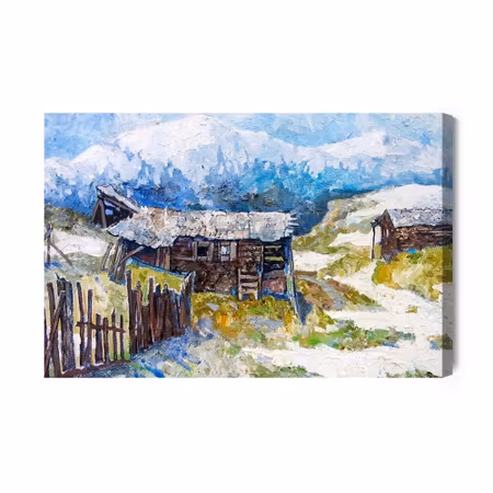 Canvastavla - Old Huts in the Mountains