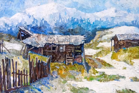 Canvastavla - Old Huts in the Mountains