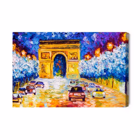 Canvastavla - Triumphal Arch As Painted
