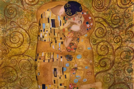 Canvastavla - Gustav Klimt the Kiss Reproduction