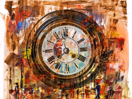 Canvastavla - Passing Time