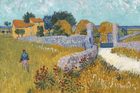 Canvastavla - Vincent Van Gogh Amp Quot Farmhouse
