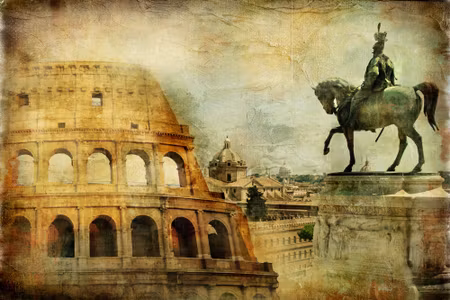 Canvastavla - Famous Places in Rome