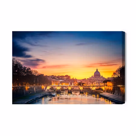 Canvastavla - View of St Peter Amp S Basilica in