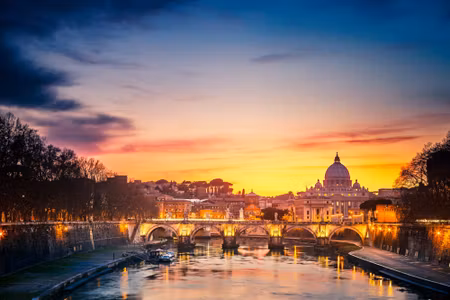 Canvastavla - View of St Peter Amp S Basilica in