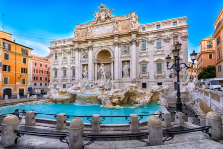 Canvastavla - Trevi Fountain in Rome