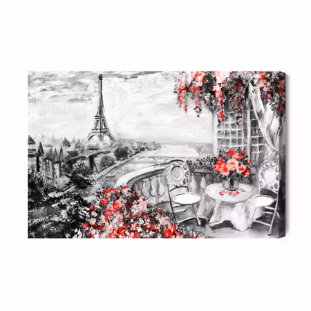 Canvastavla - Cafe in Paris