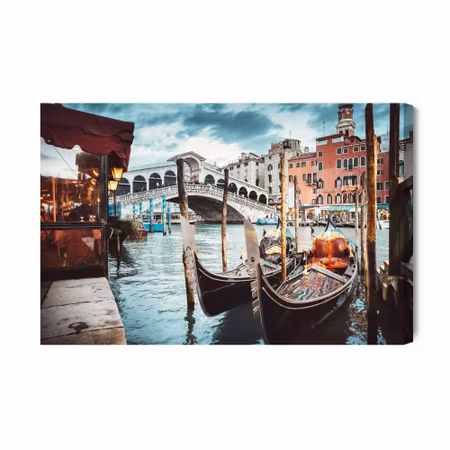 Canvastavla - Scenery of Venice