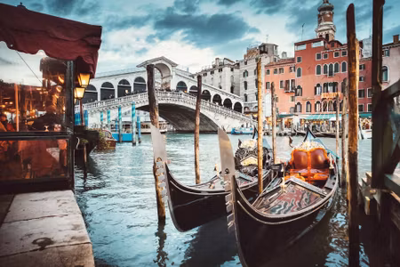 Canvastavla - Scenery of Venice