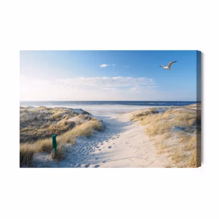 Canvastavla - Beach and Sea