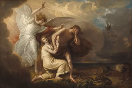Canvastavla - Benjamin West Amp Quot Exile of