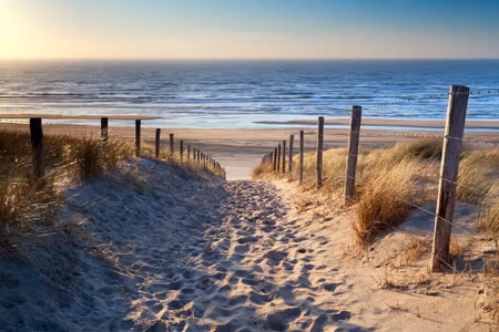 Canvastavla - Strand North Sea