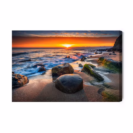 Canvastavla - Sea At the Sunset
