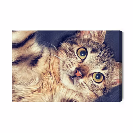 Canvastavla - A Beautiful Feline Portrait As