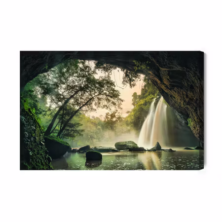 Canvastavla - Waterfall in the Khao Yai National