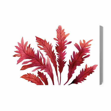 Canvastavla - Watercolor Leaves