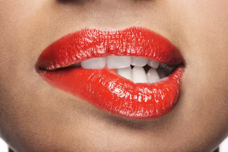 Canvastavla - Alluring Lips