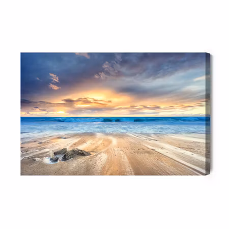 Canvastavla - Beach Sea Sand