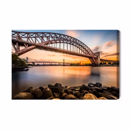 Canvastavla - Hell Gate Bridge New York