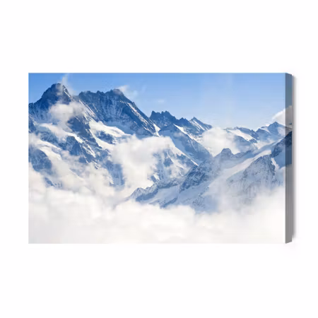 Canvastavla - Alps in Switzerland