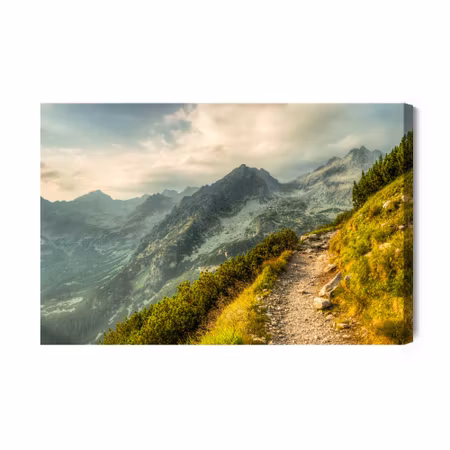 Canvastavla - The Path in the Mountains