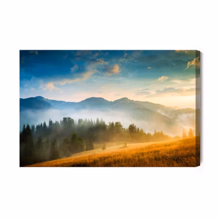 Canvastavla - Misty Mountain Country