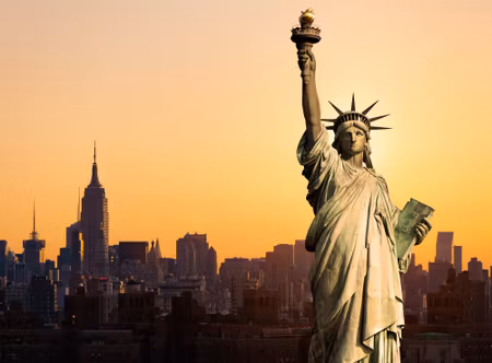 Canvastavla - The Statue of Liberty New York