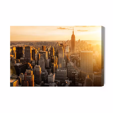 Canvastavla - Sunset in New York