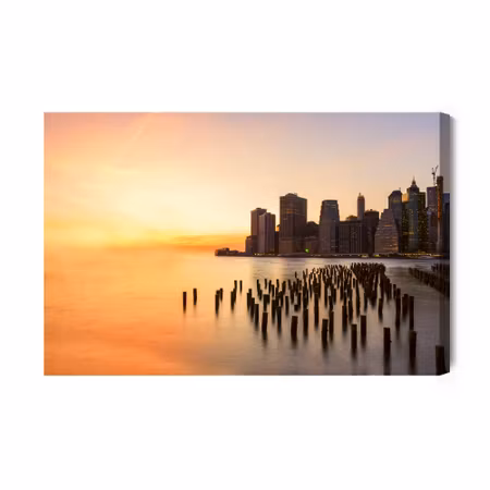 Canvastavla - Sunset in New York