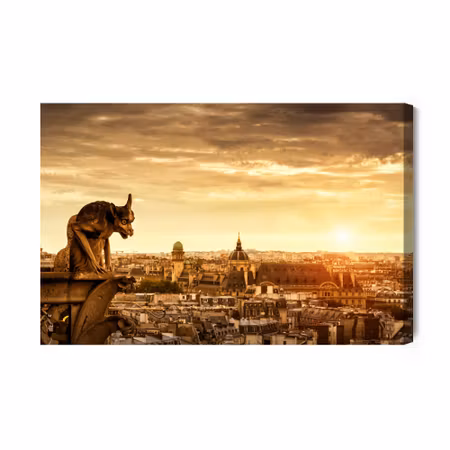 Canvastavla - Sunset in Paris