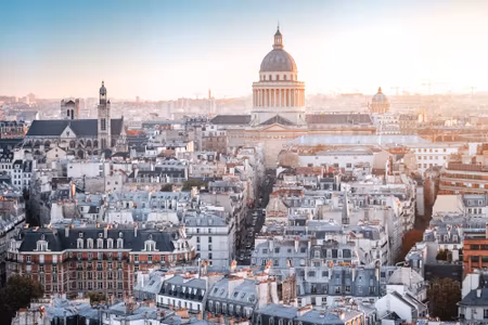 Canvastavla - Panorama of Paris