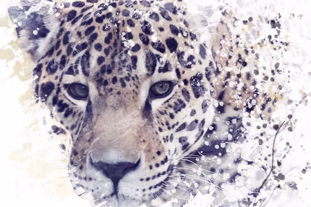 Canvastavla - Majestic Leopard