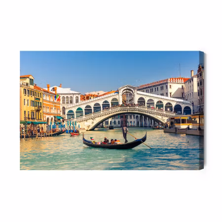 Canvastavla - Venetian Gondola