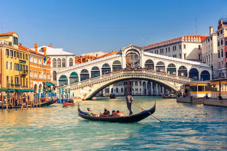 Canvastavla - Venetian Gondola