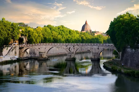 Canvastavla - Rome in the Sun