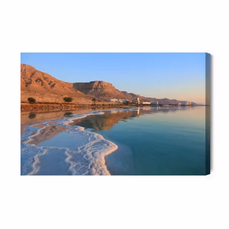 Canvastavla - Mountain Landscape By the Sea