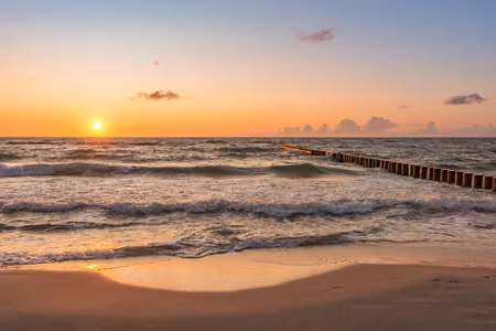 Canvastavla - Low Tide on the Baltic Sea